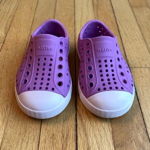 Purple Native Shoes Size 5